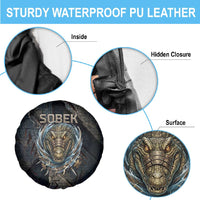 Sobek Egypt Spare Tire Cover with Crocodile Head Water Symbolism Ancient Guardian