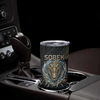 Sobek Egypt Tumbler Cup with Crocodile Head Water Symbolism Ancient Guardian
