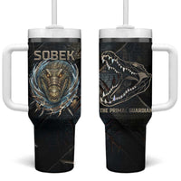 Sobek Egypt Tumbler With Handle with Crocodile Head Water Symbolism Ancient Guardian