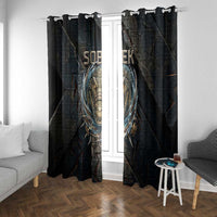 Sobek Egypt Window Curtain with Crocodile Head Water Symbolism Ancient Guardian