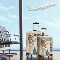 Thoth Luggage Cover Ibis Head and Ancient Scroll Egyptian Wisdom