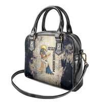 Thoth Shoulder Handbag Ibis Head and Ancient Scroll Egyptian Wisdom