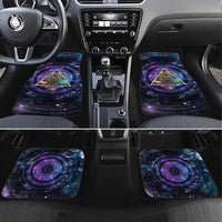 Thoth Ancient Egyptian Cosmic Car Mats with Sacred Eye and Baboon Symbol Theme