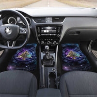 Thoth Ancient Egyptian Cosmic Car Mats with Sacred Eye and Baboon Symbol Theme