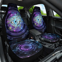 Thoth Ancient Egyptian Cosmic Car Seat Cover with Sacred Eye and Baboon Symbol Theme