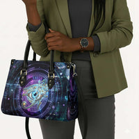 Thoth Ancient Egyptian Cosmic Leather Bag with Sacred Eye and Baboon Symbol Theme