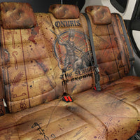 Onuris Back Car Seat Cover Egyptian War God Slayer of Enemies Spear Lion Ancient Battle