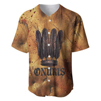 Onuris Baseball Jersey Egyptian War God Slayer of Enemies Spear Lion Ancient Battle