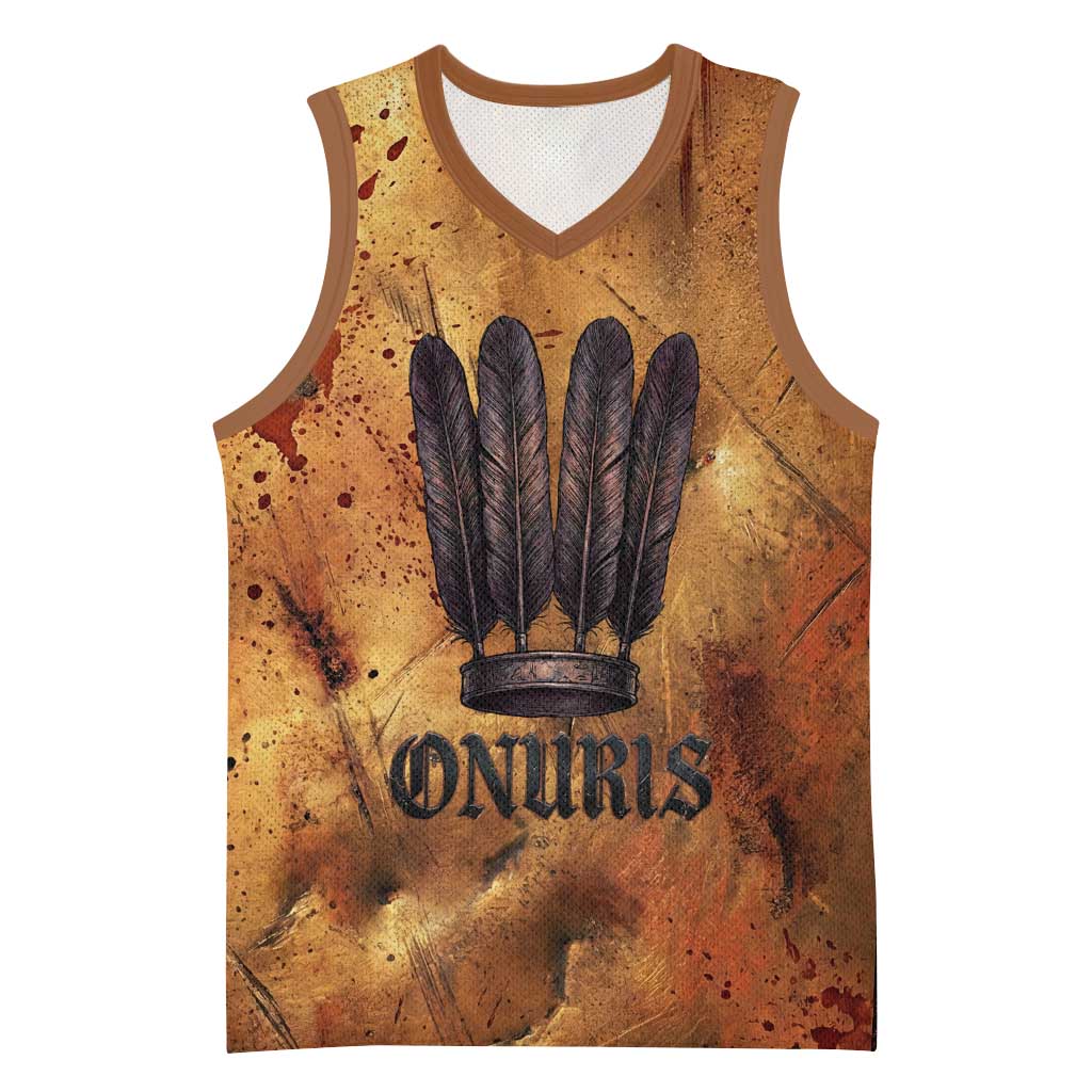 Onuris Basketball Jersey Egyptian War God Slayer of Enemies Spear Lion Ancient Battle