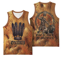 Onuris Basketball Jersey Egyptian War God Slayer of Enemies Spear Lion Ancient Battle
