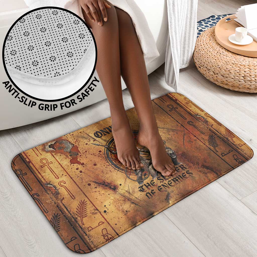 Onuris Bathroom Set Egyptian War God Slayer of Enemies Spear Lion Ancient Battle