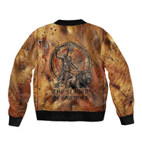 Onuris Bomber Jacket Egyptian War God Slayer of Enemies Spear Lion Ancient Battle
