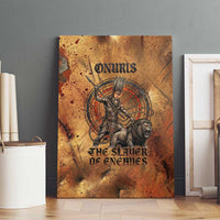 Onuris Canvas Wall Art Egyptian War God Slayer of Enemies Spear Lion Ancient Battle