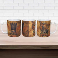 Onuris Ceramic Mug Egyptian War God Slayer of Enemies Spear Lion Ancient Battle