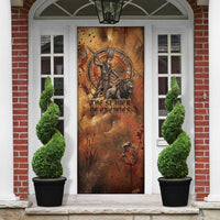 Onuris Door Cover Egyptian War God Slayer of Enemies Spear Lion Ancient Battle