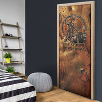 Onuris Door Cover Egyptian War God Slayer of Enemies Spear Lion Ancient Battle
