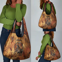 Onuris Grocery Bag Egyptian War God Slayer of Enemies Spear Lion Ancient Battle