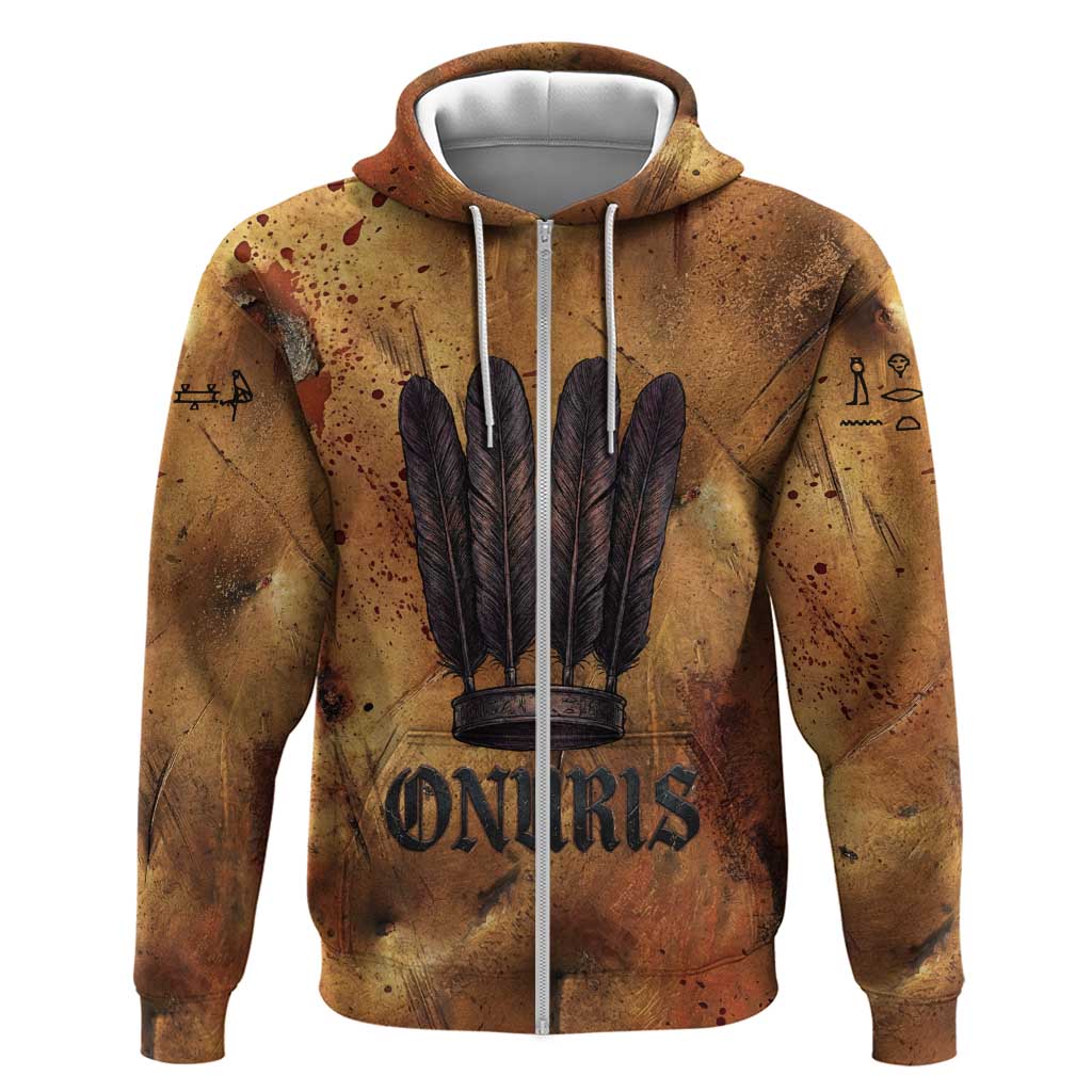 Onuris Hoodie Egyptian War God Slayer of Enemies Spear Lion Ancient Battle