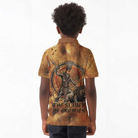 Onuris Kid Polo Shirt Egyptian War God Slayer of Enemies Spear Lion Ancient Battle