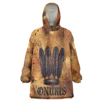 Onuris Kid Wearable Blanket Hoodie Egyptian War God Slayer of Enemies Spear Lion Ancient Battle