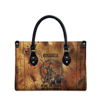Onuris Leather Bag Egyptian War God Slayer of Enemies Spear Lion Ancient Battle