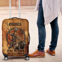 Onuris Luggage Cover Egyptian War God Slayer of Enemies Spear Lion Ancient Battle