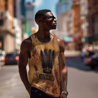 Onuris Men Tank Top Egyptian War God Slayer of Enemies Spear Lion Ancient Battle