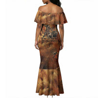 Onuris Mermaid Dress Egyptian War God Slayer of Enemies Spear Lion Ancient Battle