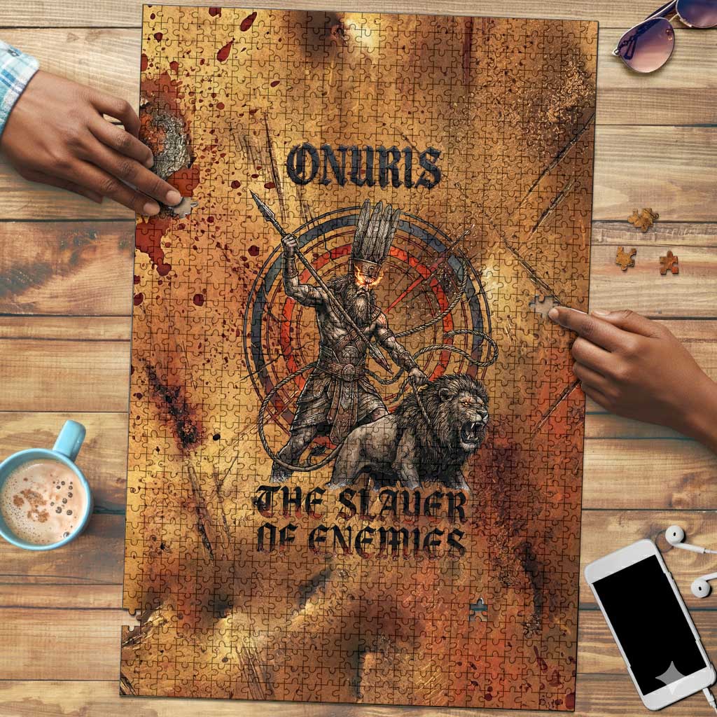 Onuris Puzzle Egyptian War God Slayer of Enemies Spear Lion Ancient Battle