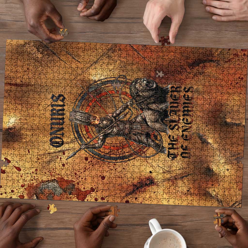Onuris Puzzle Egyptian War God Slayer of Enemies Spear Lion Ancient Battle