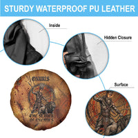 Onuris Spare Tire Cover Egyptian War God Slayer of Enemies Spear Lion Ancient Battle