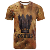 Onuris T shirt Egyptian War God Slayer of Enemies Spear Lion Ancient Battle