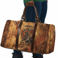 Onuris Travel Bag Egyptian War God Slayer of Enemies Spear Lion Ancient Battle