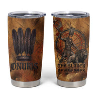 Onuris Tumbler Cup Egyptian War God Slayer of Enemies Spear Lion Ancient Battle