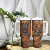 Onuris Tumbler With Handle Egyptian War God Slayer of Enemies Spear Lion Ancient Battle