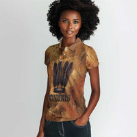Onuris Women Polo Shirt Egyptian War God Slayer of Enemies Spear Lion Ancient Battle