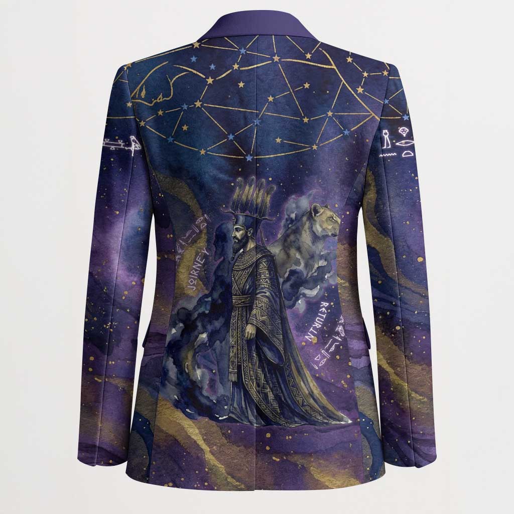 Onuris Blazer Cosmic Warrior Egyptian God Eye of Horus Spears Starry Night