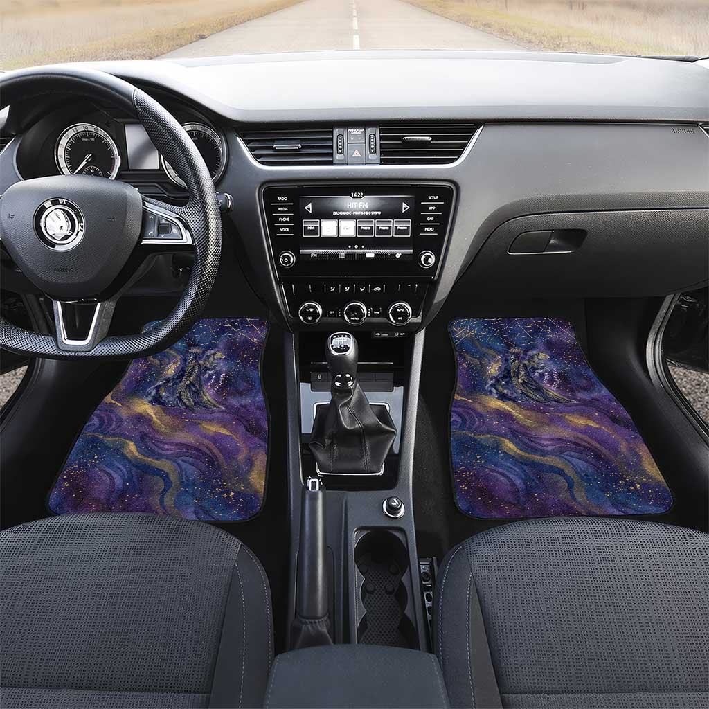 Onuris Car Mats Cosmic Warrior Egyptian God Eye of Horus Spears Starry Night