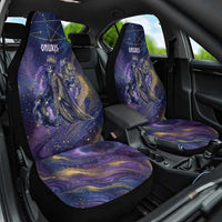 Onuris Car Seat Cover Cosmic Warrior Egyptian God Eye of Horus Spears Starry Night