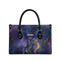 Onuris Leather Bag Cosmic Warrior Egyptian God Eye of Horus Spears Starry Night