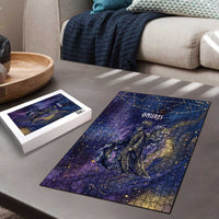Onuris Puzzle Cosmic Warrior Egyptian God Eye of Horus Spears Starry Night