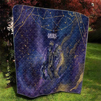 Onuris Quilt Cosmic Warrior Egyptian God Eye of Horus Spears Starry Night