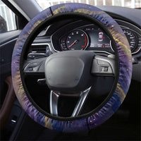 Onuris Steering Wheel Cover Cosmic Warrior Egyptian God Eye of Horus Spears Starry Night