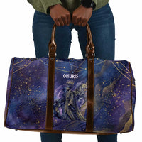 Onuris Travel Bag Cosmic Warrior Egyptian God Eye of Horus Spears Starry Night