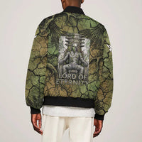 Osiris Bomber Jacket Lord of Eternity Egyptian God Throne Mummy Staffs Ancient