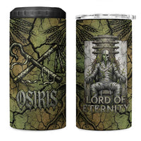 Osiris 4 in 1 Can Cooler Tumbler Lord of Eternity Egyptian God Throne Mummy Staffs Ancient