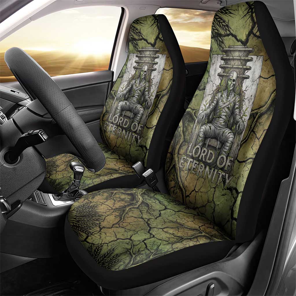 Osiris Car Seat Cover Lord of Eternity Egyptian God Throne Mummy Staffs Ancient