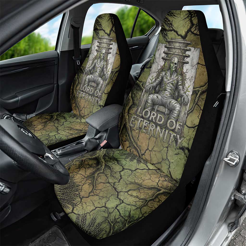 Osiris Car Seat Cover Lord of Eternity Egyptian God Throne Mummy Staffs Ancient