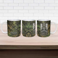 Osiris Ceramic Mug Lord of Eternity Egyptian God Throne Mummy Staffs Ancient