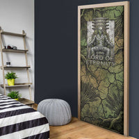 Osiris Door Cover Lord of Eternity Egyptian God Throne Mummy Staffs Ancient